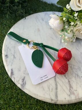 Leith Faux Leather Cherry Bag Charm
New Color: Red Multi- Gold
$30
